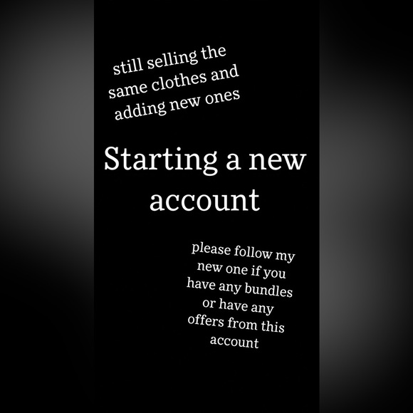 new account starting - Picture 1 of 1